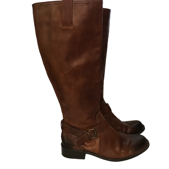 Vince Camuto Women’s Samtry Knee High Riding Boot Brown Size 9 - Picture 4 of 10